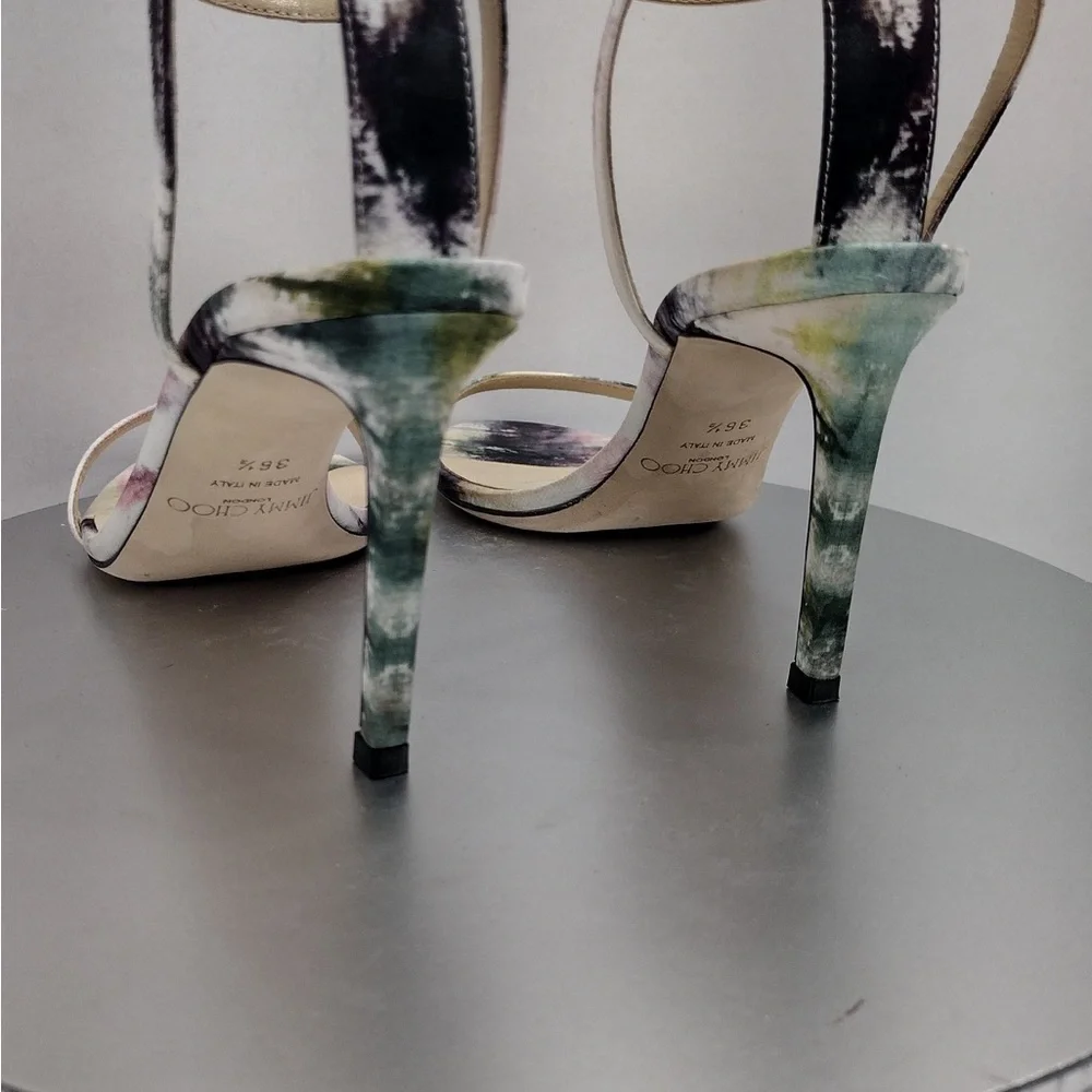 Jimmy Choo Multicolor Women's Sandals size 6.5 pre owned Exellent condition